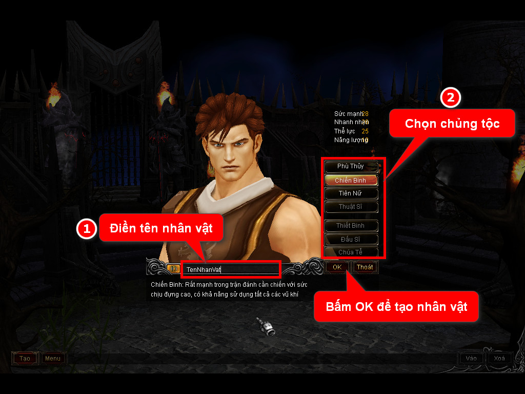 Chức năng chính của Game MU Châu Á Chức năng chính của Game MU Châu Á